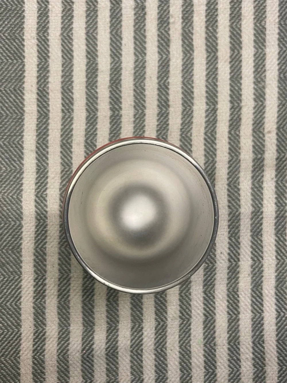 Yeti Red Wine Tumbler‎ with Silver Rim. No Lid